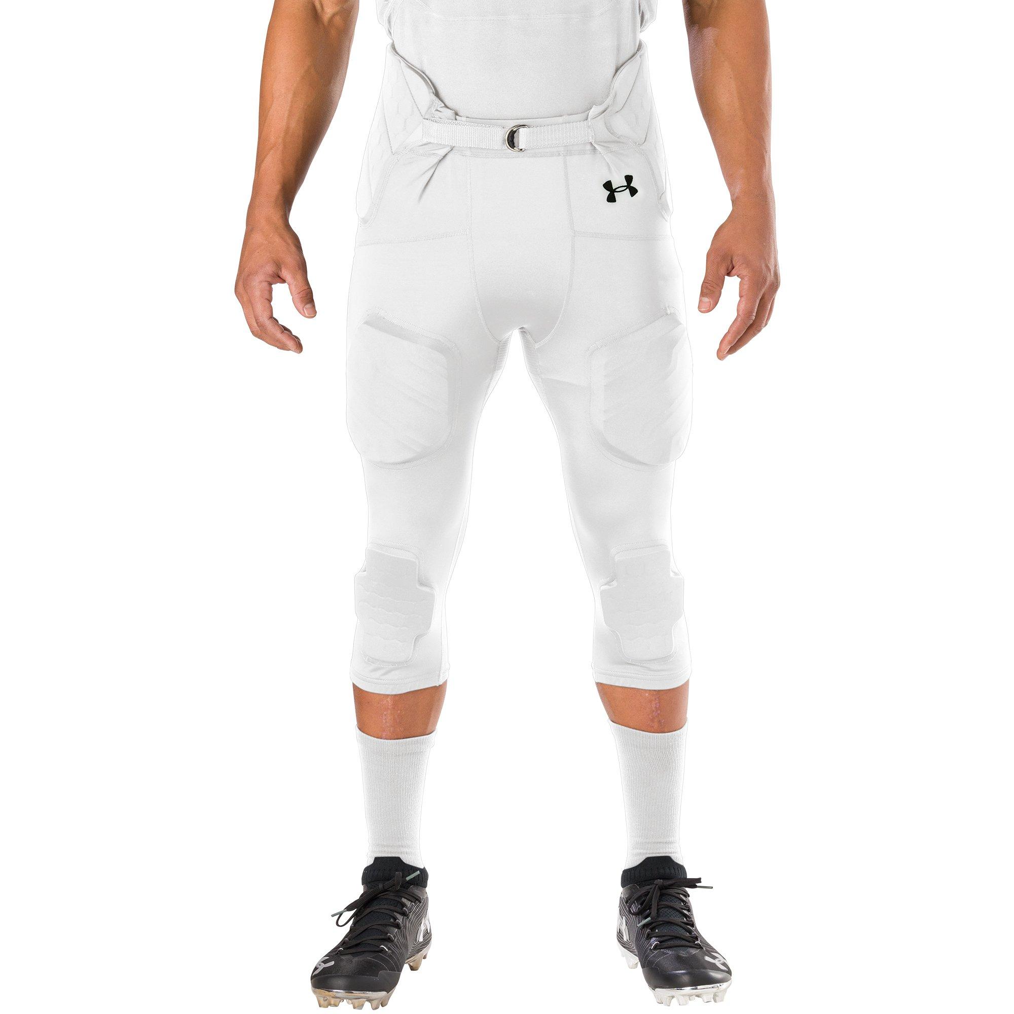 Under Armour Men's Gameday Integrated Football Pants - White - WHITE